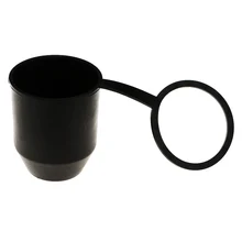 60 мм Автомобильная буксировочная штанга, черная пластиковая крышка, буксировочный мяч, буксировочная защитная крышка, подходящая для стандартного буксировочного мяча 50 мм