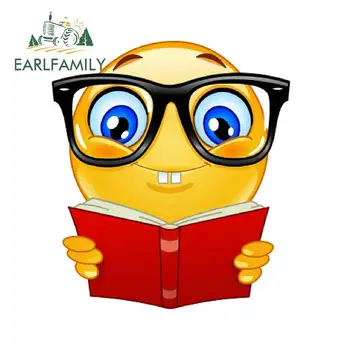 

EARLFAMILY 13cm x 11.5cm for Nerd Decal Funny Novelty Personalised Fridge Magnet Car Sticker Waterproof Graphic