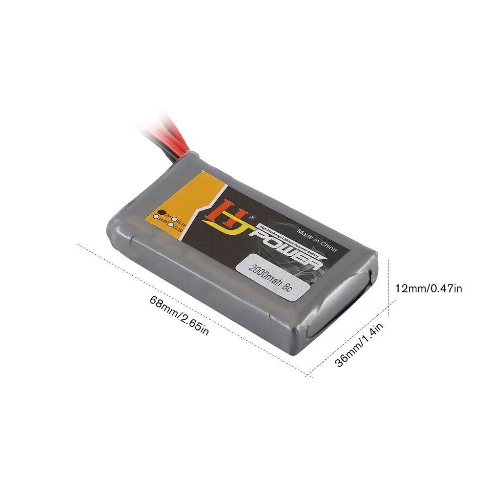 2000MAH 7,4 V 8C 2S Lipo батарея для перемычки T16 пульт дистанционного управления Запасные части заменить перезаряжаемые батареи
