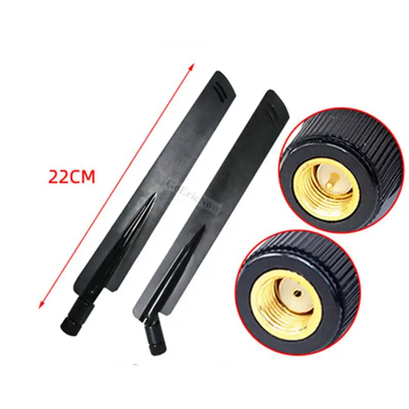 10 шт. RF 50 Ом 22 см Прямоугольный RP SMA/SMA штекер 15 дБи 2 4 г 5 8 Г двухчастотный Wi-Fi