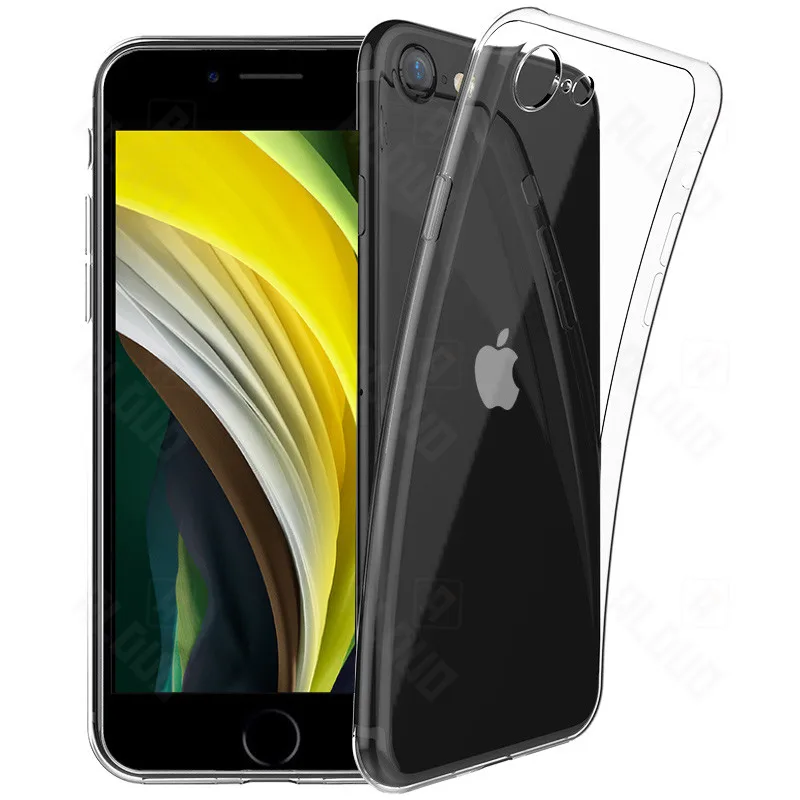Protective case For iPhone 12 SE 2020 Soft Transparent TPU Case 11 Pro Xs max XR 5 6 6s 7 8 plus | Мобильные телефоны и
