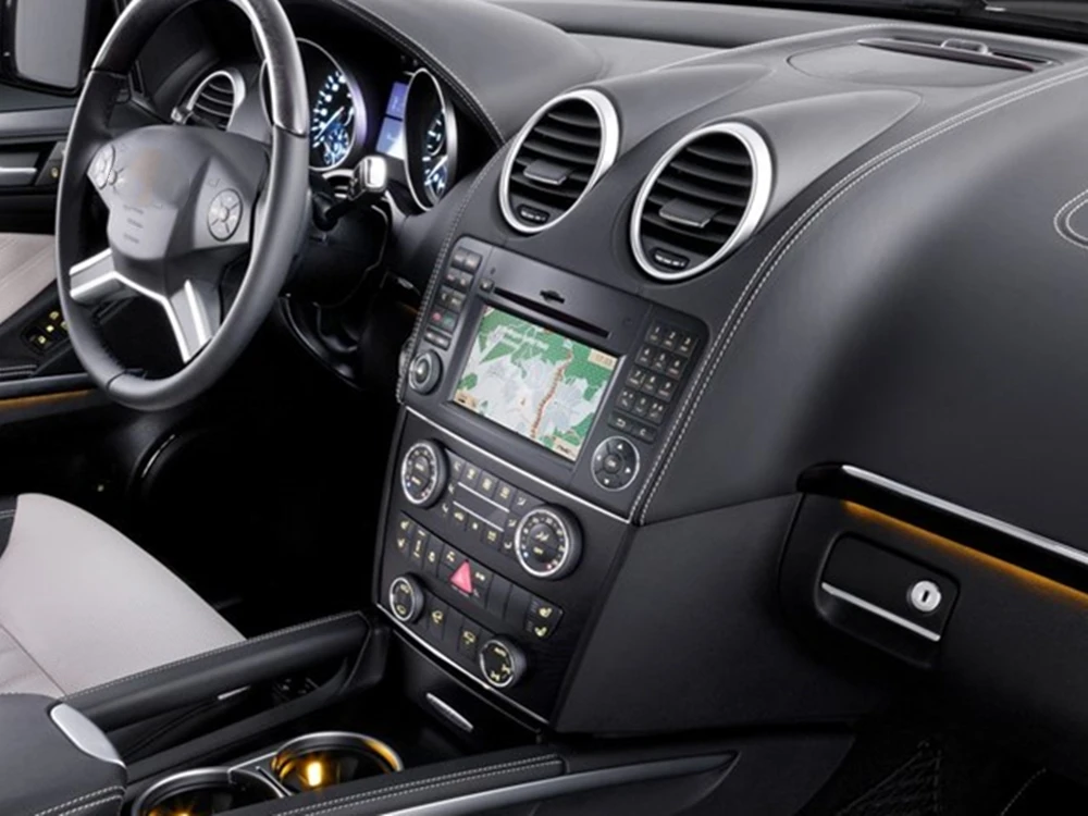 Android 7.1 2-32GB Tesla Android автомобильный мультимедийный радио без dvd-плеера для Mercedes-Benz GL ML W164 X164 2005-2011 gps навигация головное устройство аудио - Цвет: Android 7.1 2-32GB