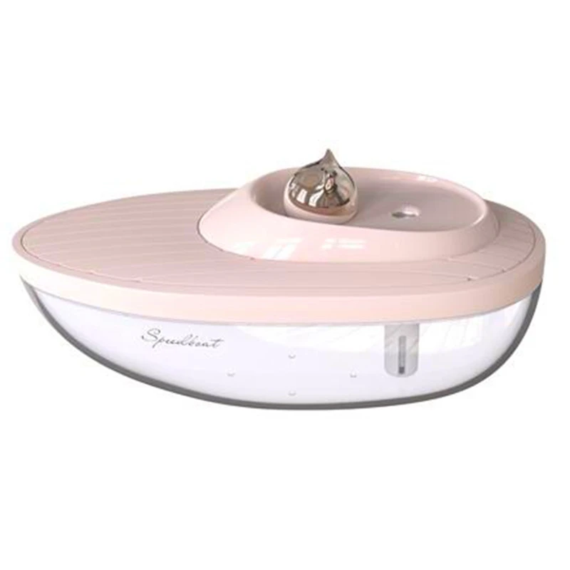 

Ultrasonic Air Humidifier 350ML Cute Yacht Essential Oil Diffuser USB Aroma Diffuser Mini Car Humidifier with LED Lamp