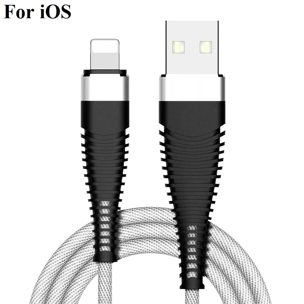 USB кабель для iPhone 11 Pro max Xr XS X 8 7 6 6s Plus Кабель для быстрой зарядки кабель для передачи данных для мобильного телефона для iPad IOS - Цвет: White