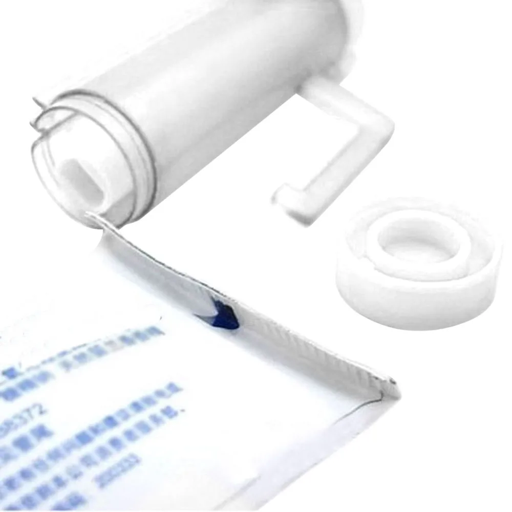 Plastic Rolling Toothpaste Dispenser Tube Suction Cup Hanging Home Hotel Bathroom Supplies Lazy Squeezing Toothpaste #YL10