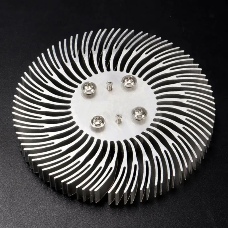 

LED Radiator 90mm x10mm Round Mountable Aluminum Heat Sink Cooling For 10W LED Heatsink Light Radiator