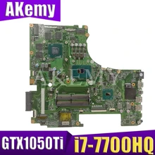 ROG GL753VD MB. _ 0 M/i7-7700HQ/AS GTX1050/4G ل Asus GL753V GL753VE VD FX73VD اللوحة المحمول REV2.0 90NB0A40-R00010 100% اختبار(China)
