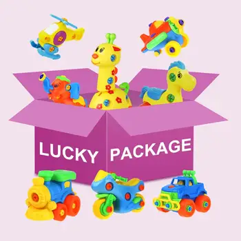 

DIY Removable Screw Nut Combination Disassembly Vehicle Toys Puzzle Toys intellect Training Educational Toys for Kids
