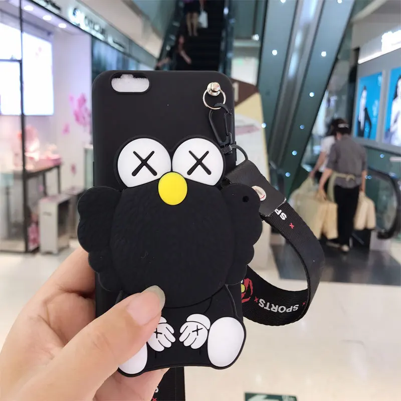 BlackBaoli Black Мягкий силиконовый чехол с 3D кошельком для Oneplus 7 Pro 6 6T 5 5T 3 3 T, чехол из ТПУ с милым котом - Цвет: BlackBaoli Black