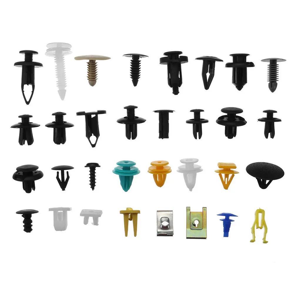 Rivet Panel Bumper Rivet Panel Portable Door Rivet Panel Fitting Clip Plastic 500Pcs Pratical