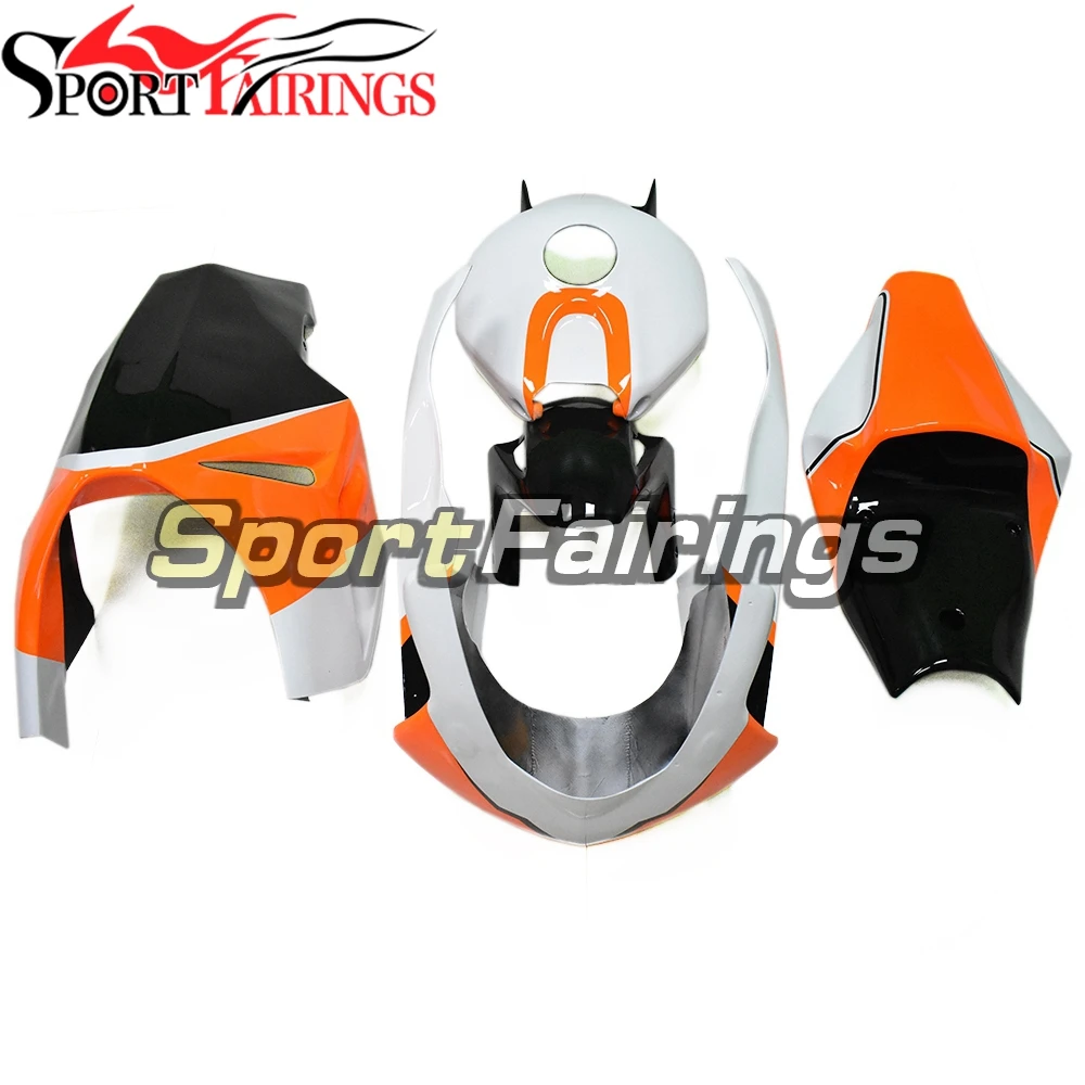 Обтекатели из стекловолокна для Honda CBR1000RR 2004 2005, Кузов мотоцикла CBR1000RR 04 05, комплект обтекателей для велосипеда, оранжевые, черные, белые панели
