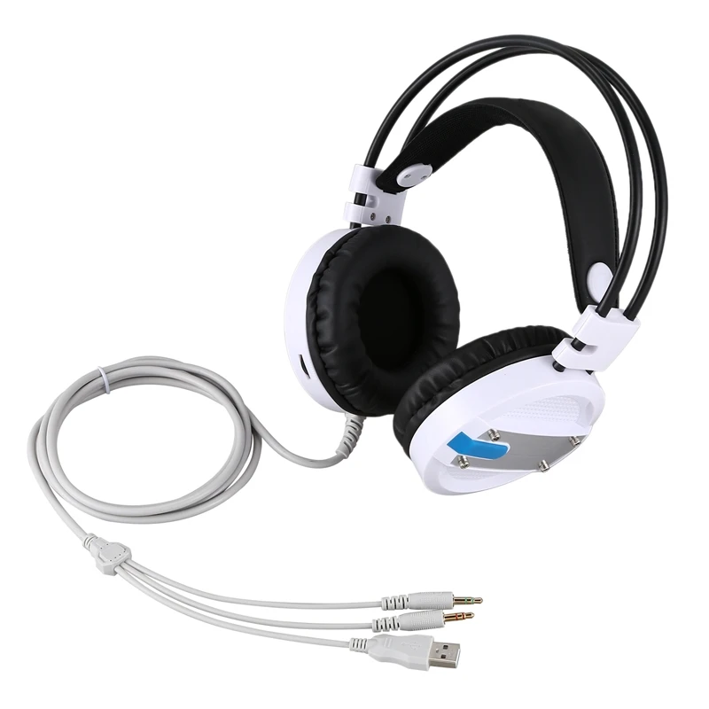 A10 7 1 Headphone Luminous Wired Earphone Gaming Earphone LED Light