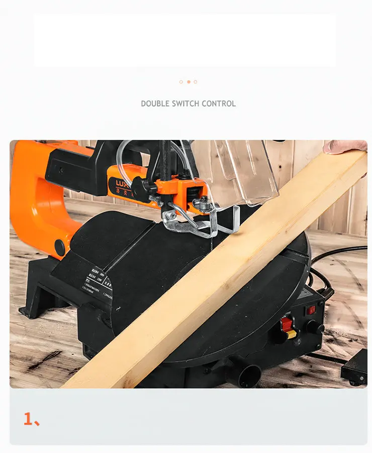 220V120W16 дюймов Многофункциональный скоростной лобзик, настольная проволочная деревообрабатывающая прямая пила, Вытяжная пила в форме цветка, дополнительный гибкий вал