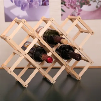 

Wooden Kitchen Mount Rack Alcohol Neer Care Drink Bottle Holders Kitchen Holder Organizer Bottle Wine Exhibition 4styles
