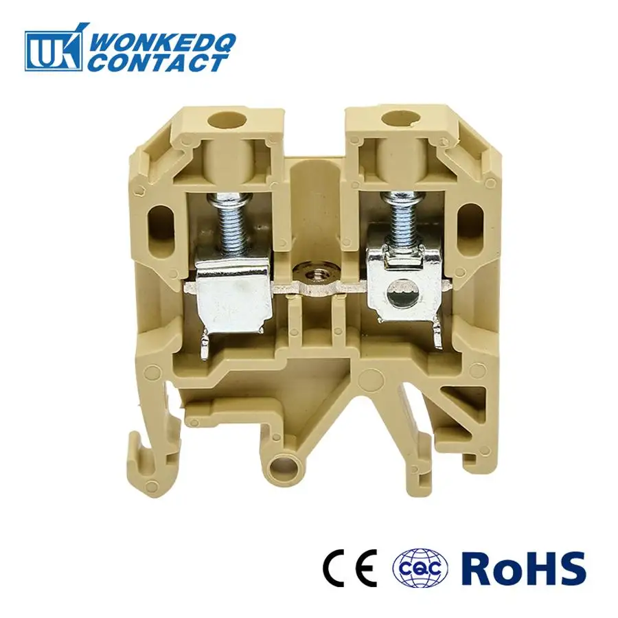 

10Pcs SAK-4EN Instead of Weidmuller Connector Screw Connection Din Rail Terminal Blocks SAK4EN