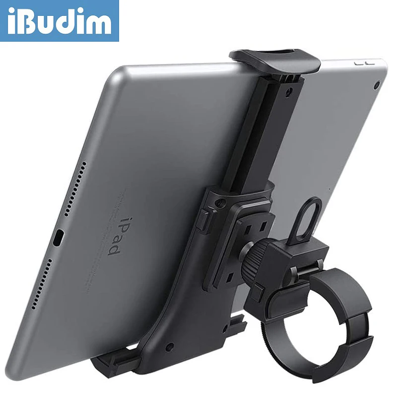 Bike Bicycle Tablet Holder Universal 4-11 Inch Indoor Gym Treadmill Handlebar Tablet Holder Stand Support For iPad iPhone