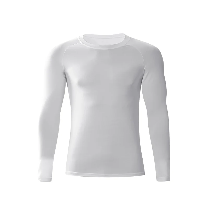 Men's Quick Dry Compression Baselayer Underlayer Top Long Sleeve Athletic Sports T-Shirt