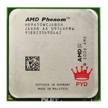 AMD Phenom X4 9650 HD9650WCJ4BGH 95 Вт ЦПУ 940 AM2 + 100% рабочий процессор AM2 +
