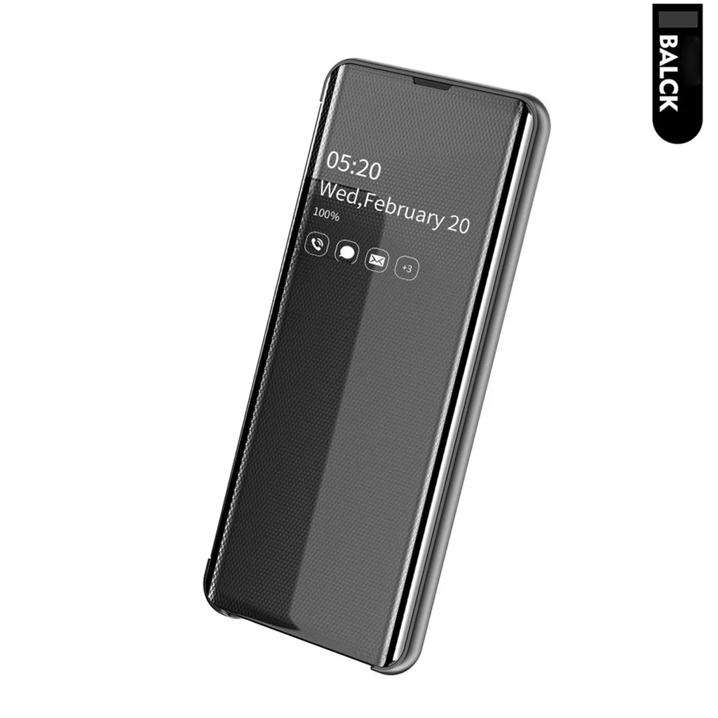 Умный зеркальный флип-чехол для телефона samsung Galaxy Note10 против царапин, Пыленепроницаемый Чехол для телефона, роскошный Ультратонкий чехол для телефона