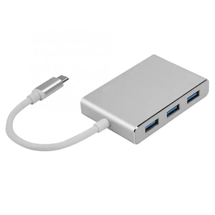 5-в-1 Тип-C на HDMI+ VGA+ USB3.0* 3 многофункциональный конвертер видео адаптер Hub для ноутбука USB-C HDMI адаптеры VGA