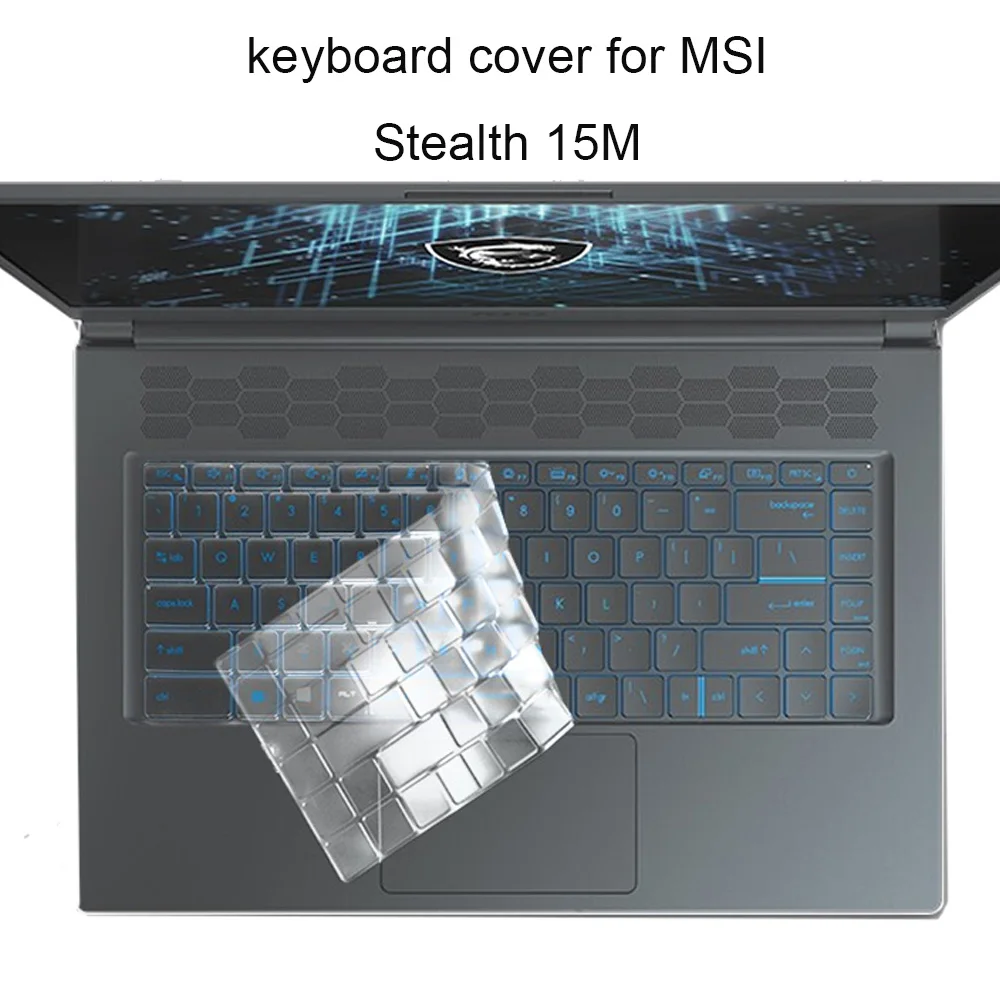 Clear Tpu Keyboard Covers For Msi Stealth 15m 2020 Laptop Keyboards