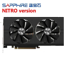 NITRO SAPPHIRE RX570 4 Гб D5 видеокарты GDDR5 для AMD RX 500 серии Radeon RX570-4GB видеокарта DisplayPort HDMI DVI б/у