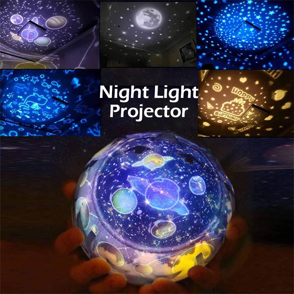 

Starry Sky Night Light Projector Moom Lamp Diamond Projector Night Lights Universe LED Flashing Star Lamps Room Party Home Decor