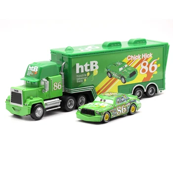 

8 style Disney Pixar Cars Toys Storm Truck Set 1:55 Diecast Alloy Model Children's Birthday Gift Boy Toys