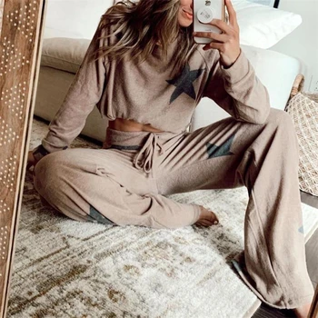 

2020 spring and summer new home service casual long section long sleeve summer loose long sleeve home sleeve