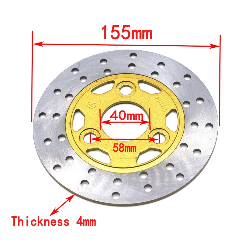 Motorcycle Front wheel Brake Disc for Mini Trail Bike monkey DAX Z50A Z50R Z50J Z110 Z125 - Image 5