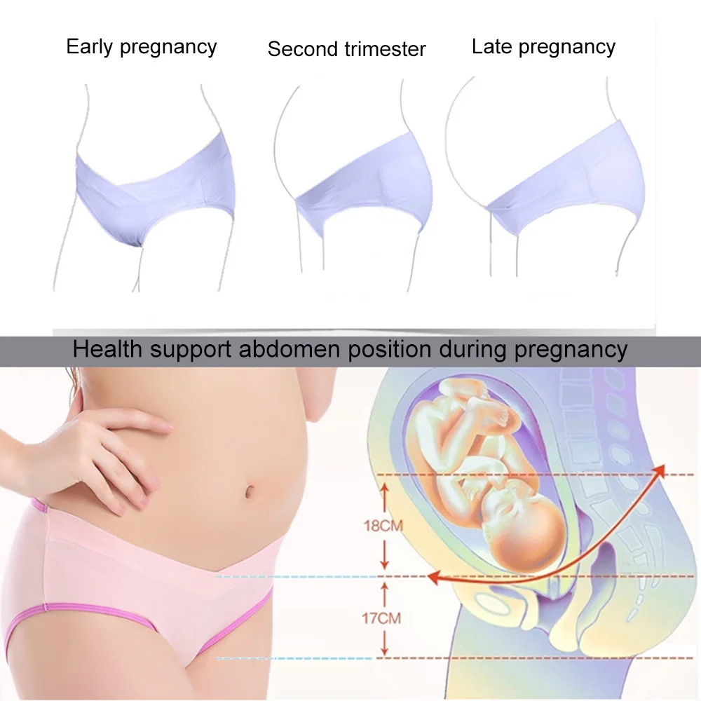 Комплект из 3 предметов для беременных женщин v-образная низкая талия Мужское нижнее белье облегающая одежда мягкая и удобная