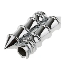 Мотоцикл резиновый Серебряный Руль рукоятки подходит Choppers Harley