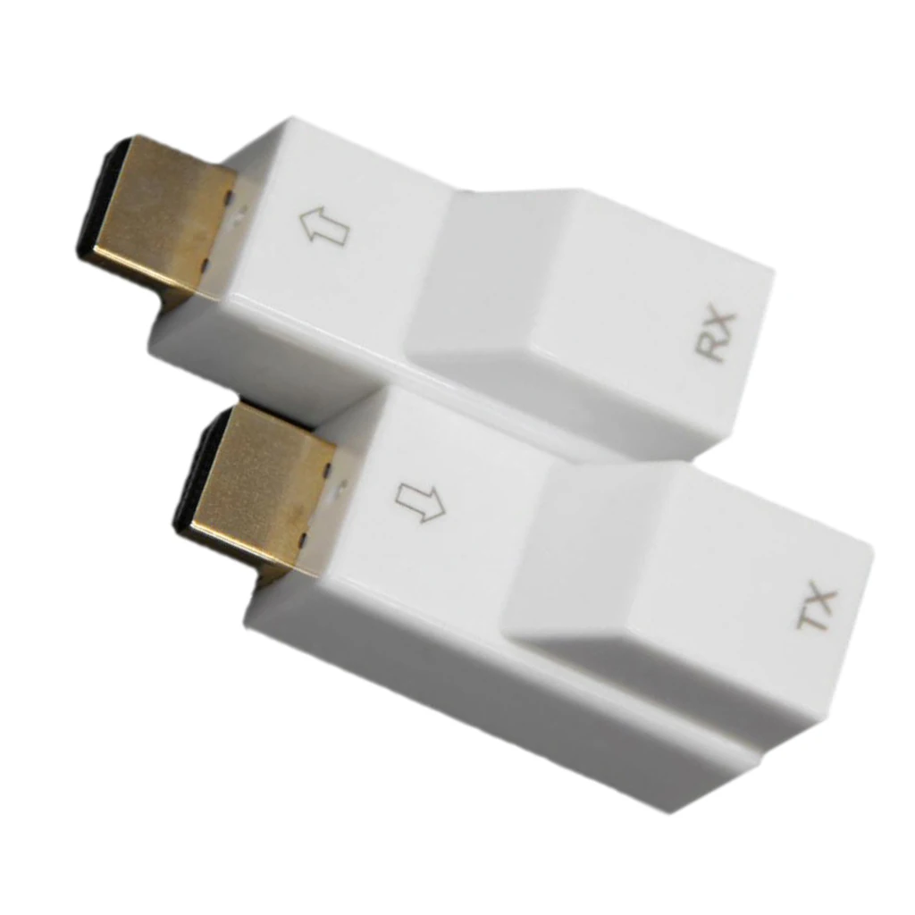 2 шт. HDMI удлинитель для двойной RJ45 по Cat 5e/6 сетевой Ethernet 4K адаптер HD 1080P