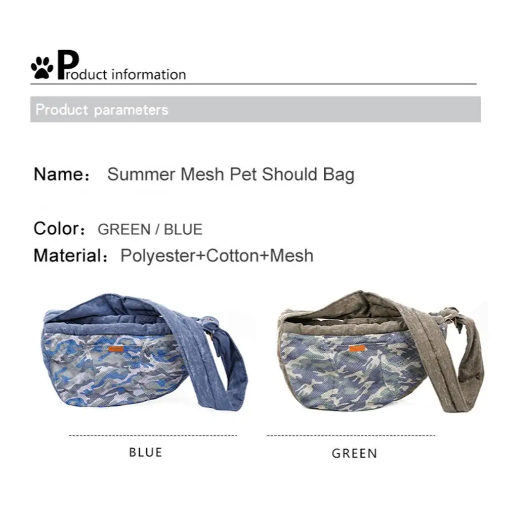 Pet слинг с воздухопроницаемой сеткой, с изображением собаки слинг хэндс-фри регулируемый ремень застежки-молнии пакет спереди слинг дорожная сумка