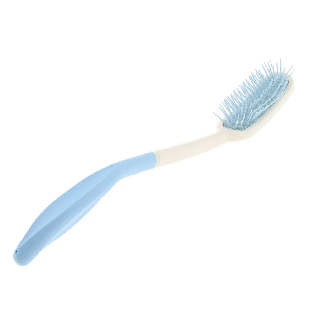 2 Pack Extra Long Handle Hair Brush, Long Reach Comb HairBrush for Elderly Arthritis Hand-disabled, Easier Styling 