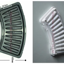 50 шт./lou форма пуля Пластиковая форма инструменты для приготовления пищи формочки для печенья формы для льда Силиконовые Формы для кексов коробка для кексов подставка инструменты