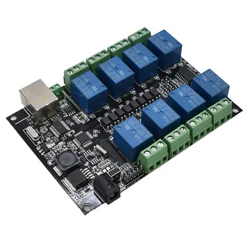 

8 Channel NC-1000 Remote Control Board Ethernet RJ45 TCP/IP Relay Integrated AC250V 485 Networking Controller DC7-24V