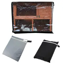 4 фута двухслойная клетка для кролика водонепроницаемый чехол от пыли 210D ткань Оксфорд Хатч Крышка для домашнего питомца дом Защитная крышка мебель крышка