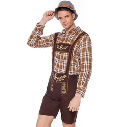 OEAK плюс размер костюм для Октоберфеста Lederhosen Bavarian Octoberfest Немецкий фестиваль пива Хэллоуин для мужчин пивные костюмы плюс