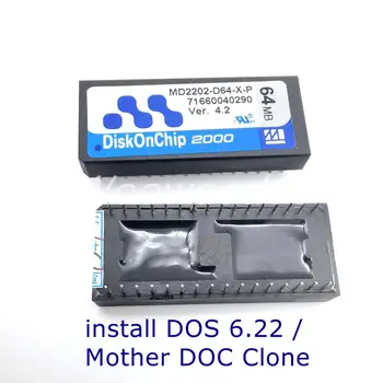 

NEW MD2202-D64-X-P MD2202-D64 (DOS 6.22 or DOC Clone) 64M DOC DiskonChip