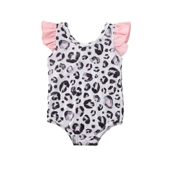 

Toddler Kids Baby Girl One Piece Swimwear Leopard Print Swimsuit Bikini Bathing Suit Swimming Beachwear