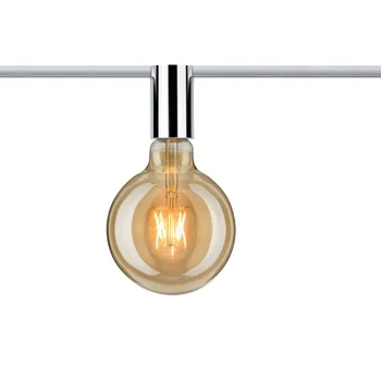 

95200 Light track system Urail Ceiling Socket Max 1x20W E27 Chr M