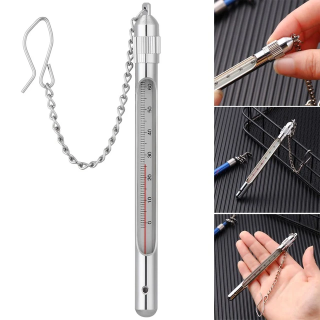 Fishing Thermometer with Carabiner Stream Water Temperature