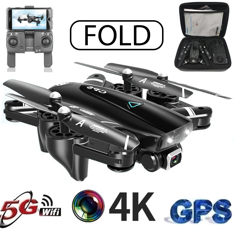 

S167 GPS Drone With Camera 5G RC Quadcopter Drone 4K WIFI FPV Foldable Off-Point Flying Gesture Photos Video Helicopter Toy