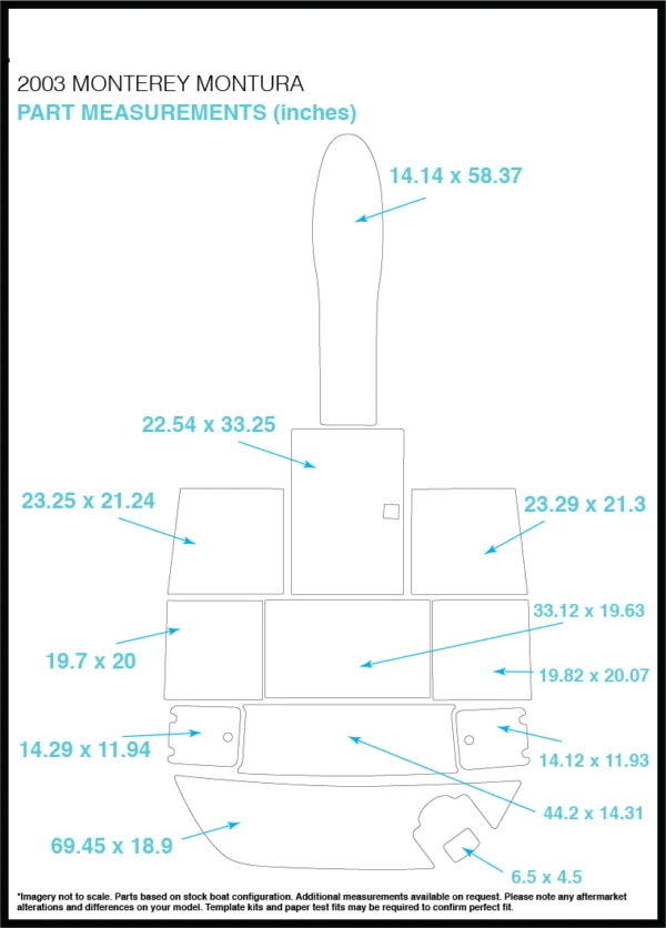 2003 Monterey Montura swim Step& Cockpit Pad лодка EVA Тиковый настил 1/" 6 мм