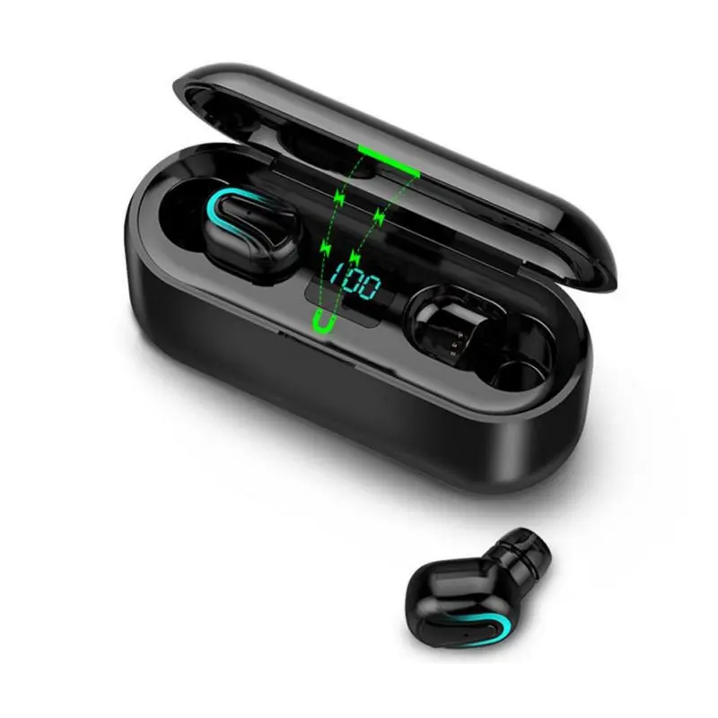 Music Listening Call In ear Earphone For Bluetooth 5 0 LED Battery Capacity Display Portable Wireless Headset Accessories