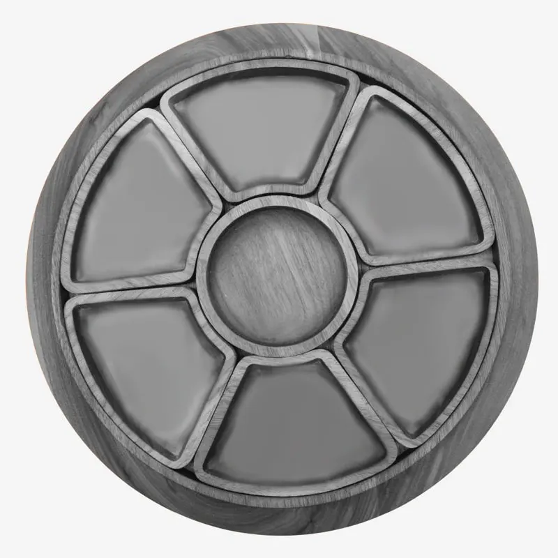 

Cement fruit plate round fruit plate Chinese tea plate dish dried fruit plate silicone mold