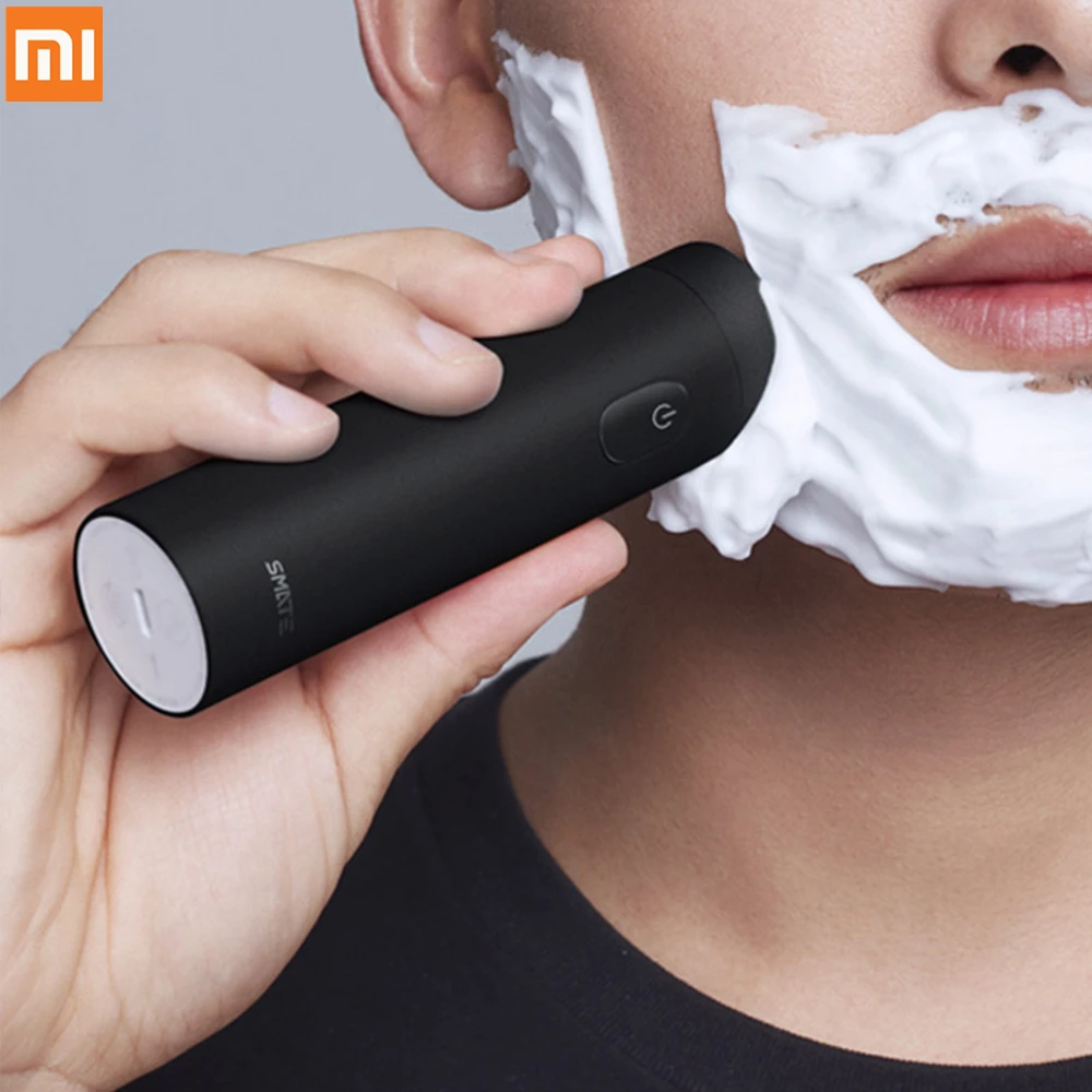 Xiaomi Smate электробритва Flex бритва перезаряжаемая машина для сухого влажного бритья для мужчин IPX7 моющиеся лезвия с тремя листами удобная чистка