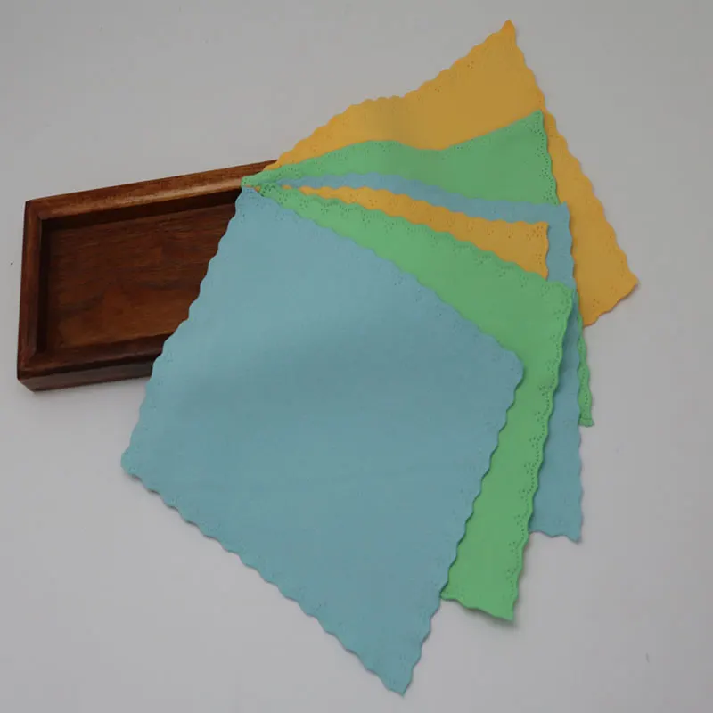

New Double-sided Fleece Thickening Microfiber Cleaning Camera Lens Mobile Phone Computer Screen Cleaning Glasses Cloth 5 Pieces