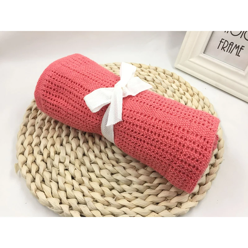 LOOZYKIT, аксессуары для детской коляски, Хлопковое трикотажное одеяло, пеленка для новорожденных, мягкое дышащее одеяло для сна для младенцев - Цвет: E523978